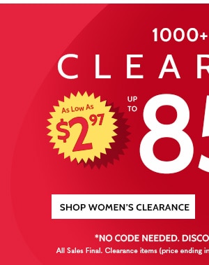 1000 Items 85% OFF Shop Women's Clearance