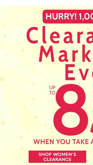 Hurry! 1000+ Styles! Clearance & Markdowns Event up to 85% off - Shop Women's Clearance