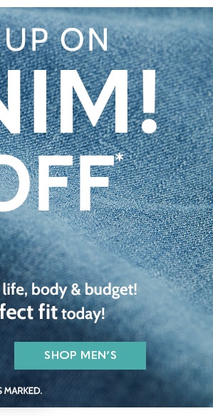 Stock up Denim $5 Off Comfy fits for you life, body & Budget! Find the perfect fit today! Shop Men's