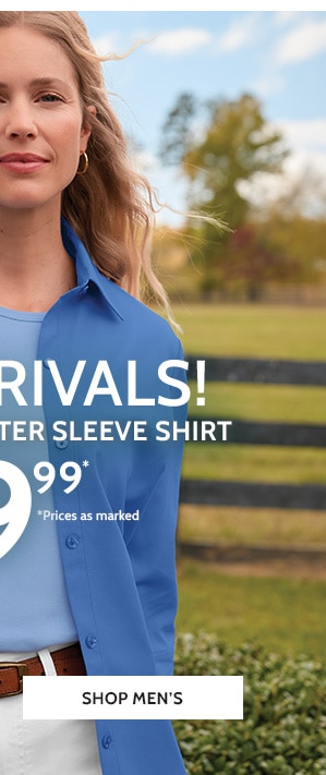 New Arrivals! Fiesta Three Quarter Sleeve Shirt Starting at $19.99 *Prices as marked - Shop Men's
