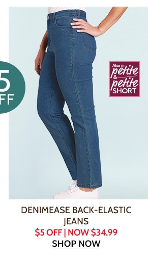 Denimease Full Back Elastic Jeans $5 Off now $34.99 - Shop Now
