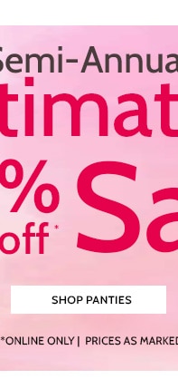 Semi-Annual Imtimates Sale 200+ Styles, Bras, Panties & more7 - Shop Panties