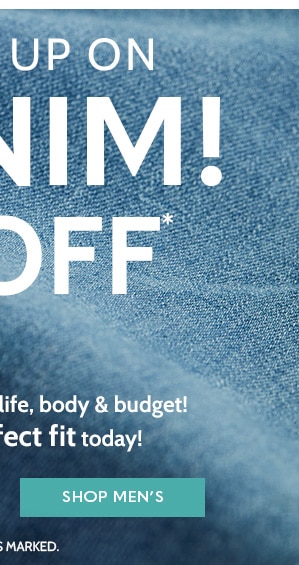 Stock up Denim $5 Off Comfy fits for you life, body & Budget! Find the perfect fit today! Shop Men's