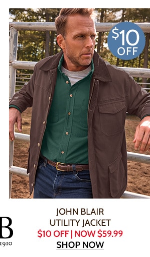 John Blair Utility Jacket $10 off now $ 59.99 - Shop Now