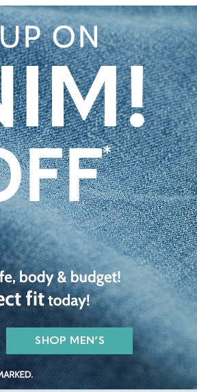 Stock up Denim $5 Off Comfy fits for you life, body & Budget! Find the perfect fit today! Shop Men's