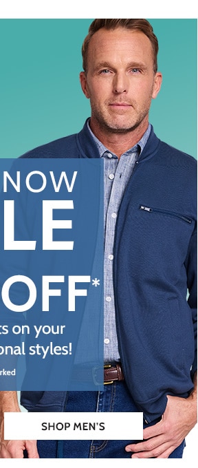 Wear now Sale big Discounts on your Favorite Seasonal Styles! Up to 60% Off - Shop Men's