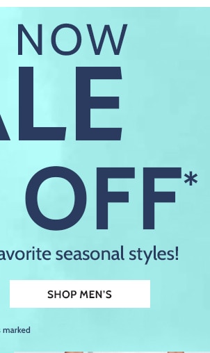 Wear Now Sale up to 60% off. Big discounts on your favorite styles! Shop Mens's