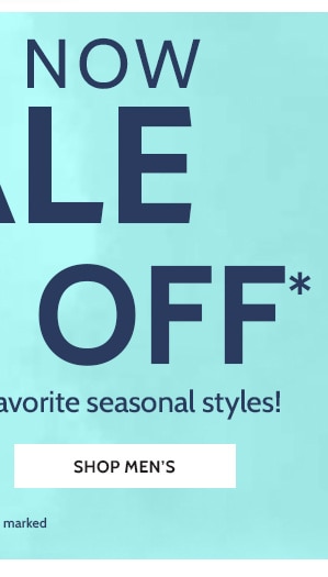 Wear Now Sale up to 60% off. Big discounts on your favorite styles! Shop Mens's