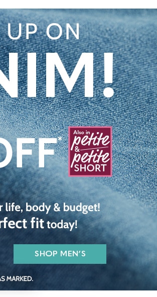 Stock up Denim $5 Off Comfy fits for you life, body & Budget! Find the perfect fit today! Shop Men's