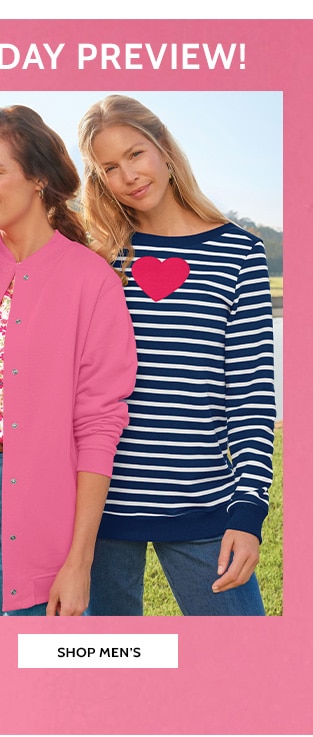 Valentine's Day Preview Sweat Treats starting at $19.99 Including Women's and Men's Selections! Shop Women's