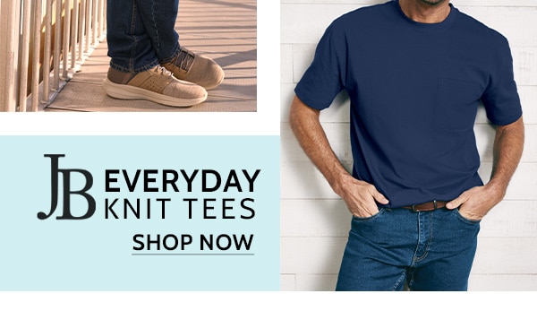 JB Everyday Knit Tees - Shop Now