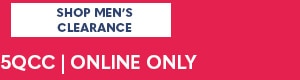 Markdowns & Clearance up to 85% off when you take an extra 30% off Use promo code B5QCC - Shop Men's Clearance
