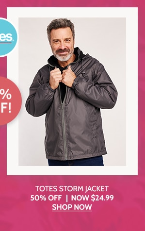 Totes Storm Jacket 50% off | Now $24.99 - Shop Now