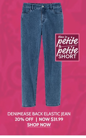 Denimease Back elastic Jean 20% Off | Now $31.99 - Shop Now