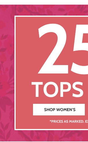 25% Off Tops Sale - Shop Women's