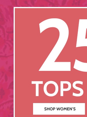 25% Off Tops Sale - Shop Women's