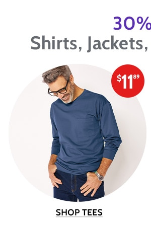30% Off Shirts, Jackets, Jeans & Fleece - Whop Men's Tees - Shop Jackets