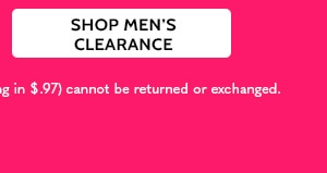 Shop Men's Clearance