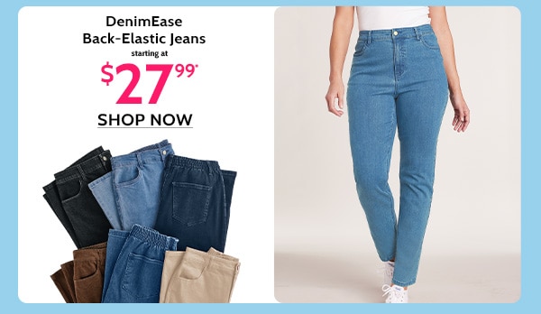 DenimEase Back-Elastic Jeans