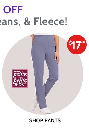 30% Off Tops, Fleece & Jeans - Shop Pants